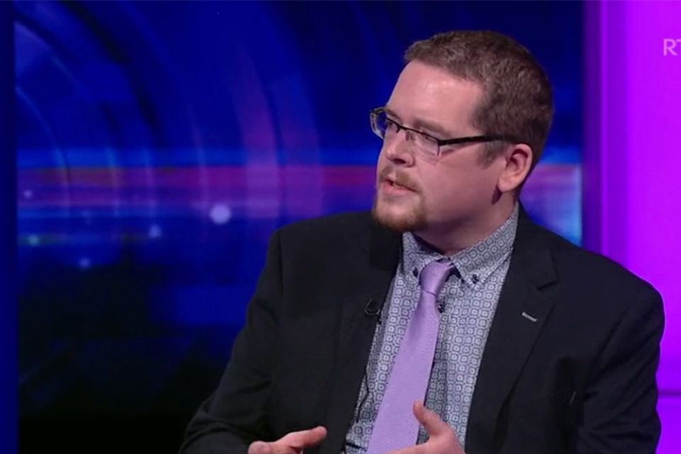 Conservative commentator John McGuirk on RTÉ's 'Prime Time'